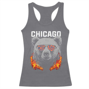 Vintage Retro BF Racerback Tank Top Football Lover TS10 Charcoal Print Your Wear