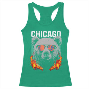 Vintage Retro BF Racerback Tank Top Football Lover TS10 Irish Green Print Your Wear