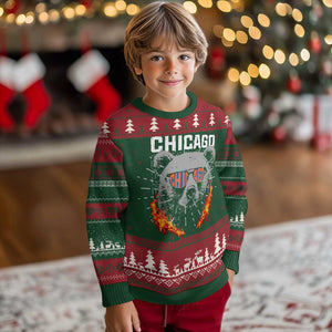 Vintage Retro BF Knit Sweatshirt Football Lover TS10 Christmas Print Your Wear