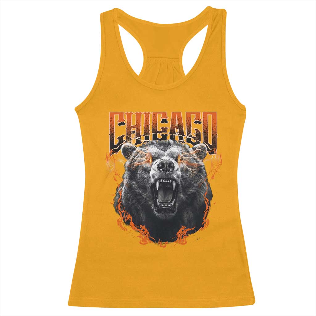 Vintage CFB Racerback Tank Top Retro Graphic Streetwear Bootleg TS10 Gold Print Your Wear