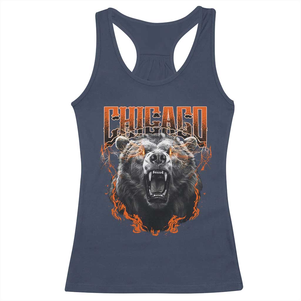 Vintage CFB Racerback Tank Top Retro Graphic Streetwear Bootleg TS10 Navy Print Your Wear