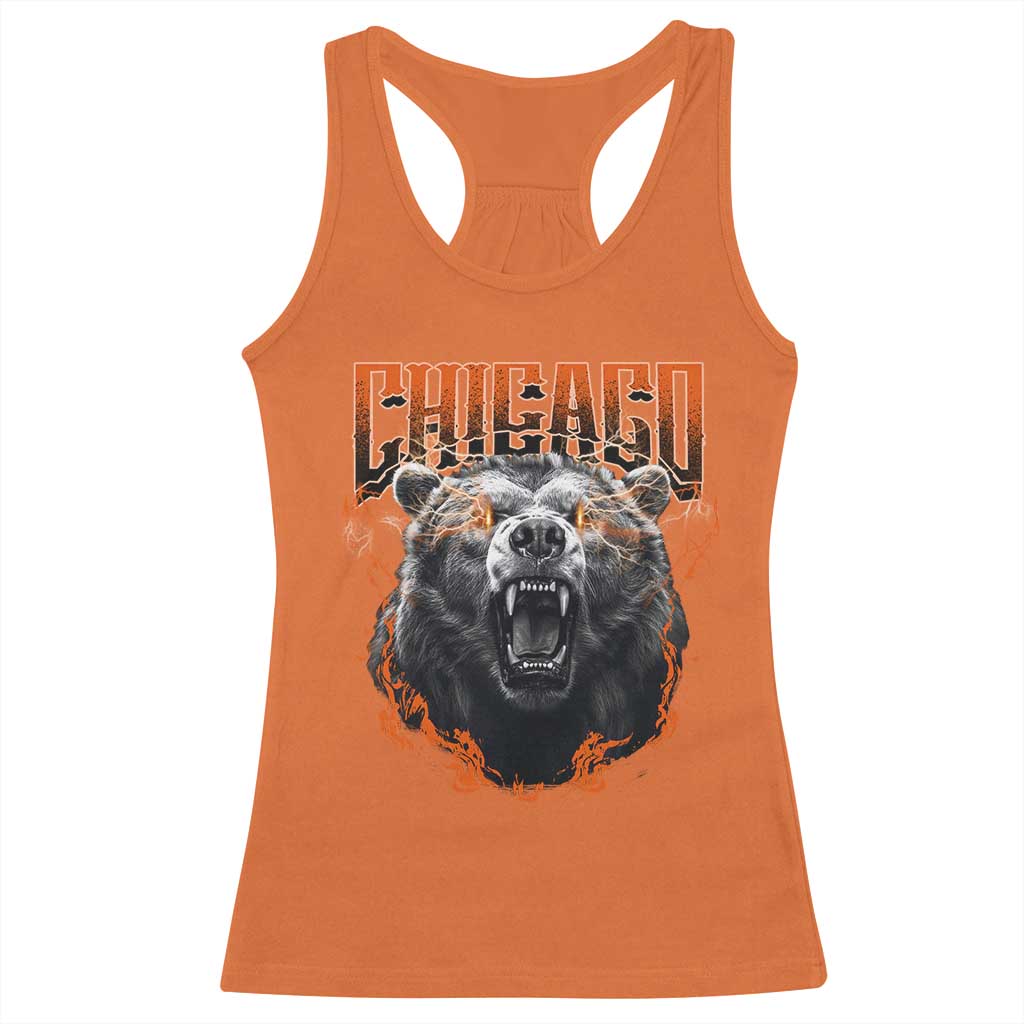 Vintage CFB Racerback Tank Top Retro Graphic Streetwear Bootleg TS10 Orange Print Your Wear