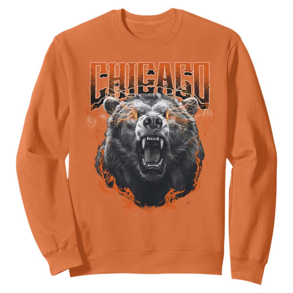 Vintage CFB Sweatshirt Retro Graphic Streetwear Bootleg TS10 Orange Print Your Wear