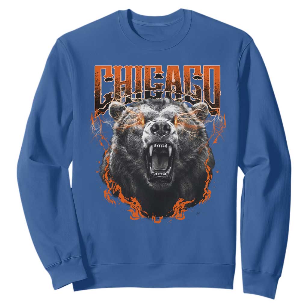 Vintage CFB Sweatshirt Retro Graphic Streetwear Bootleg TS10 Royal Blue Print Your Wear