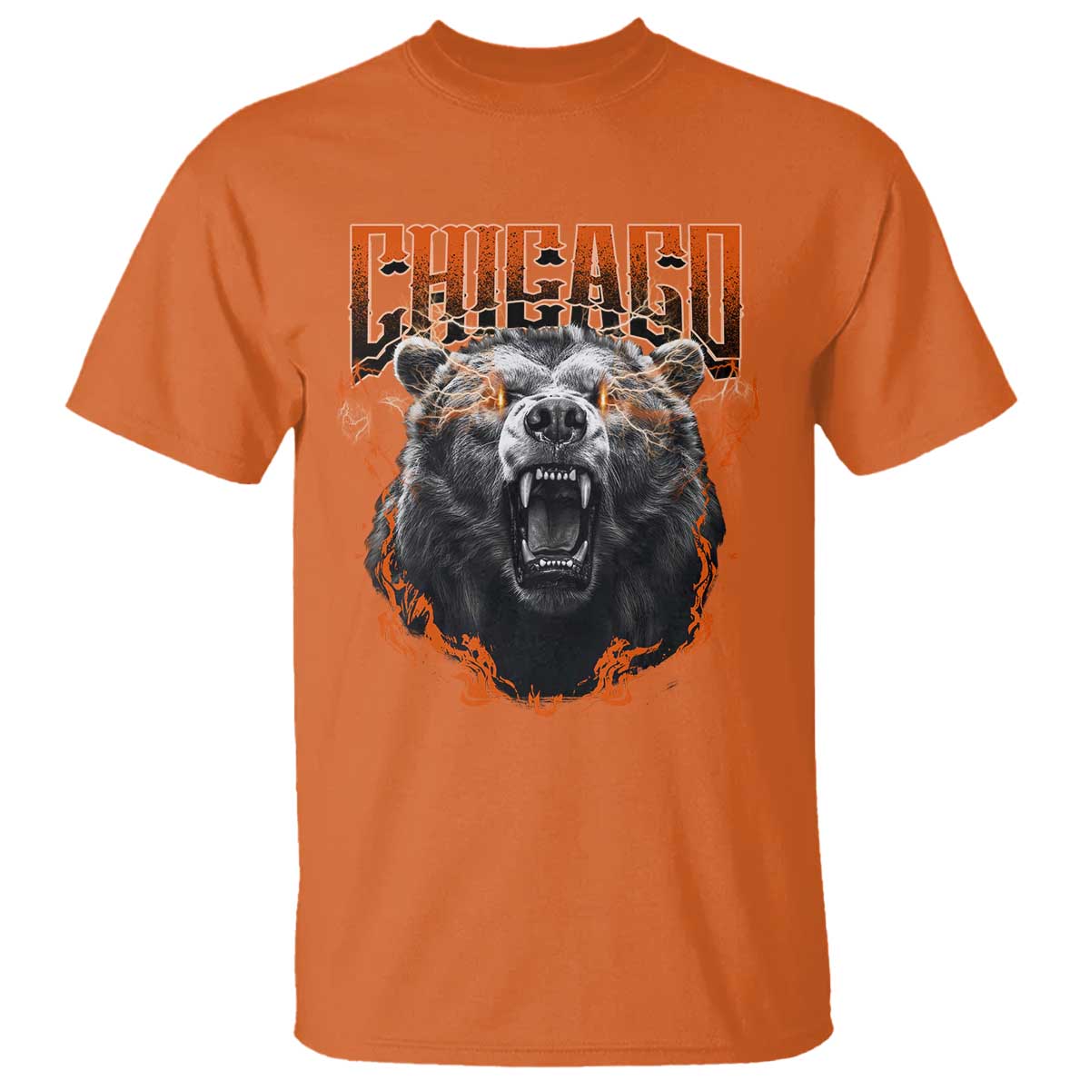 Vintage CFB T Shirt Retro Graphic Streetwear Bootleg TS10 Orange Print Your Wear