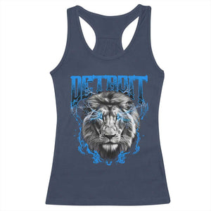 LF Game Day Racerback Tank Top Football Fan Apparel TS10 Navy Print Your Wear