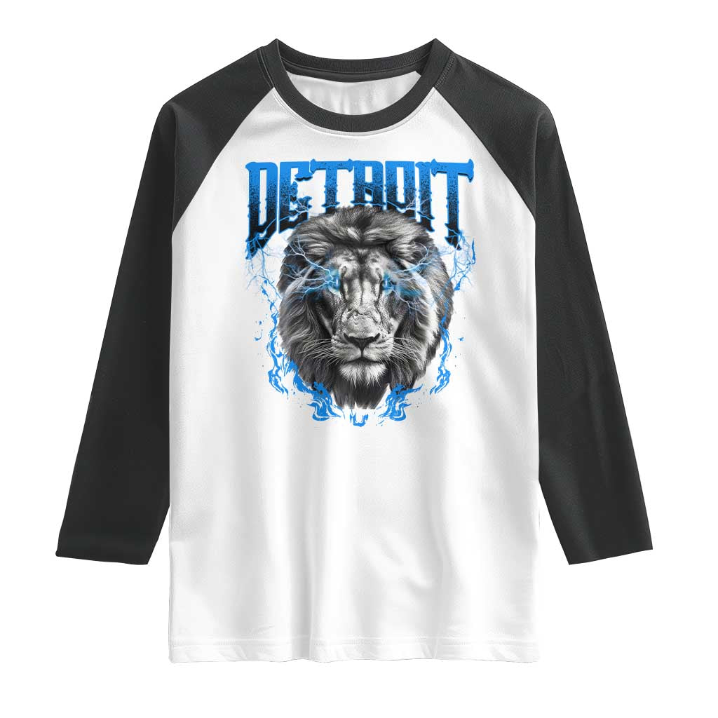 LF Game Day Raglan Shirt Football Fan Apparel TS10 White Black Print Your Wear