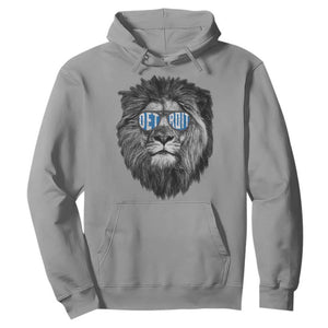 Lion Lovers Hoodie Wearing Glasses Retro Vintage Style Detroit Fan TS10 Sport Gray Print Your Wear