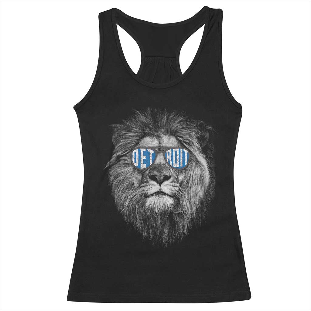 LF Game Day Racerback Tank Top Wearing Glasses Retro Vintage Style Football Fan TS10 Black Print Your Wear