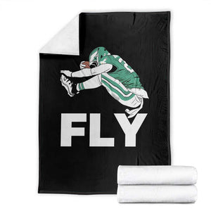 EF Game Day Throw Blanket Retro Sports Fan TS10 Black Print Your Wear
