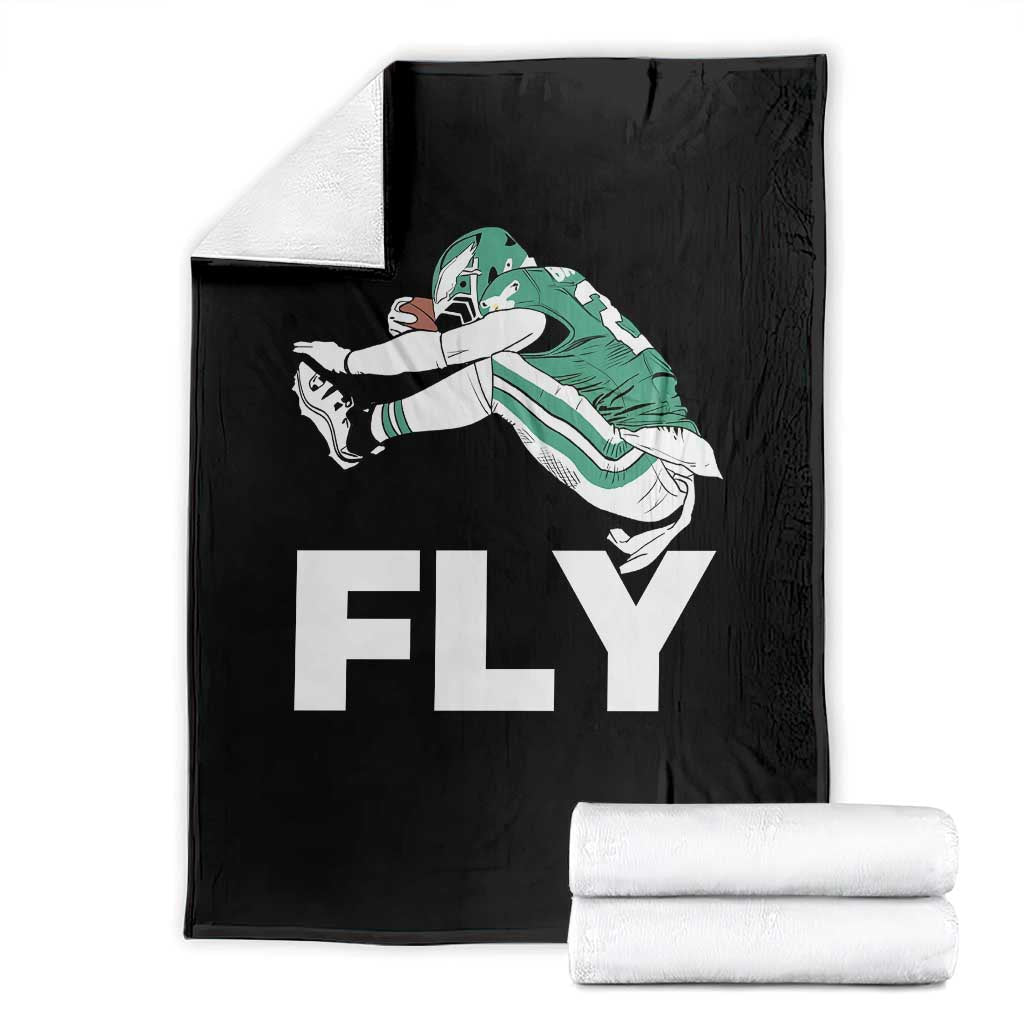 EF Game Day Throw Blanket Retro Sports Fan TS10 Black Print Your Wear