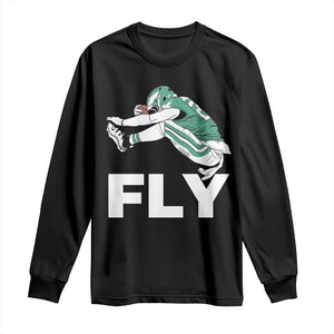 EF Game Day Long Sleeve Shirt Retro Sports Fan TS10 Black Print Your Wear