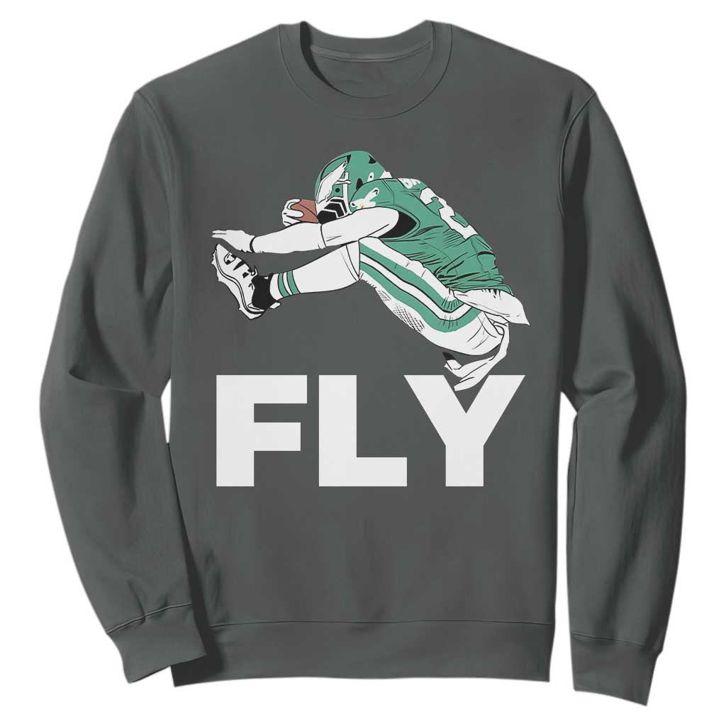 EF Game Day Sweatshirt Retro Sports Fan TS10 Dark Heather Print Your Wear
