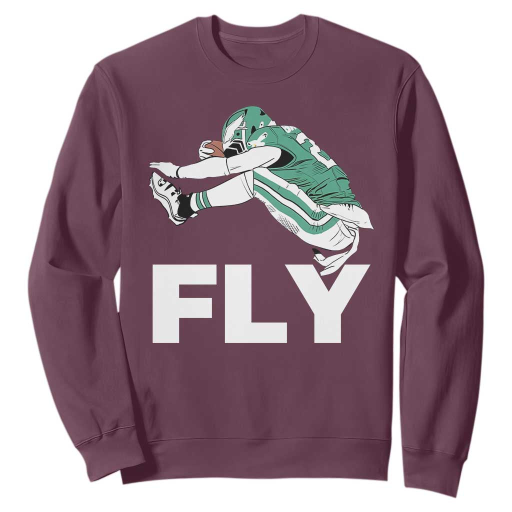 EF Game Day Sweatshirt Retro Sports Fan TS10 Maroon Print Your Wear