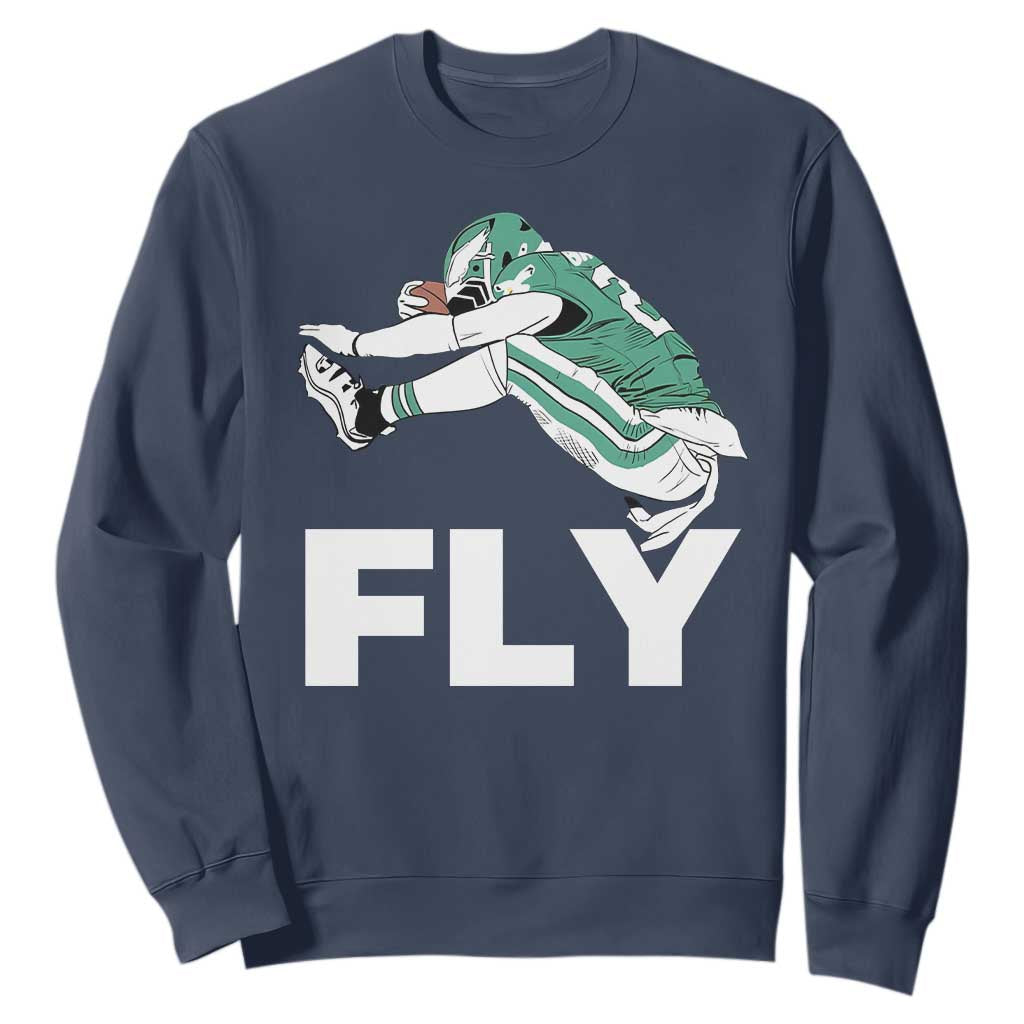 EF Game Day Sweatshirt Retro Sports Fan TS10 Navy Print Your Wear