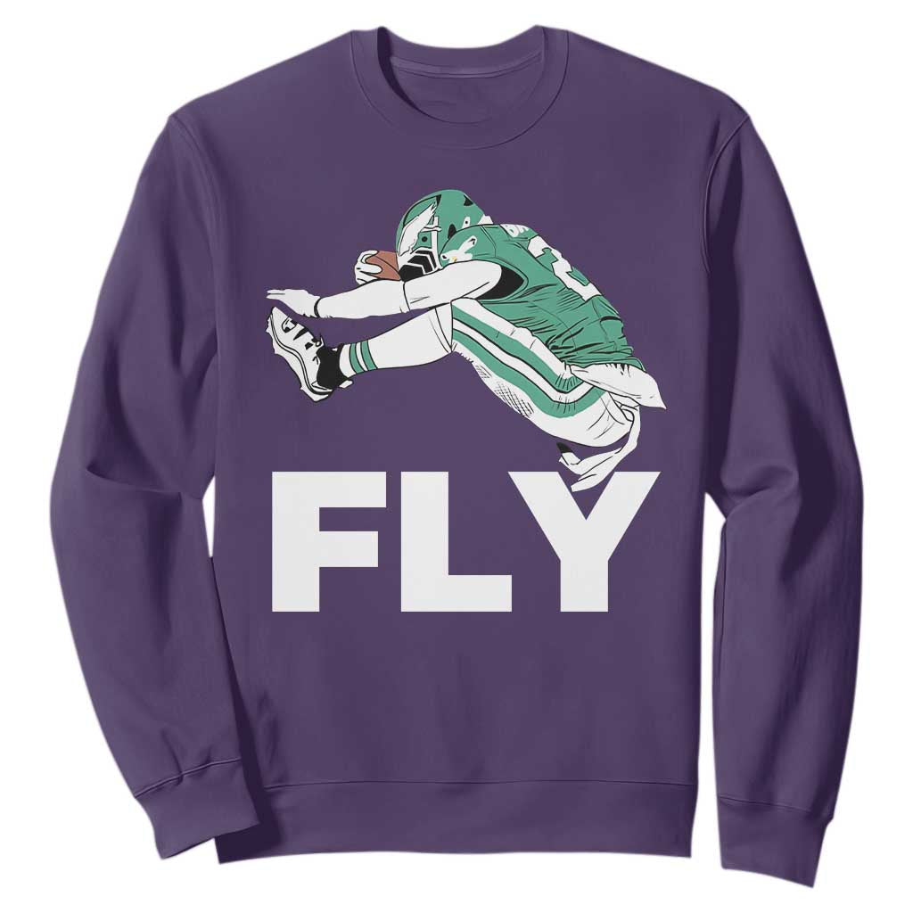 EF Game Day Sweatshirt Retro Sports Fan TS10 Purple Print Your Wear