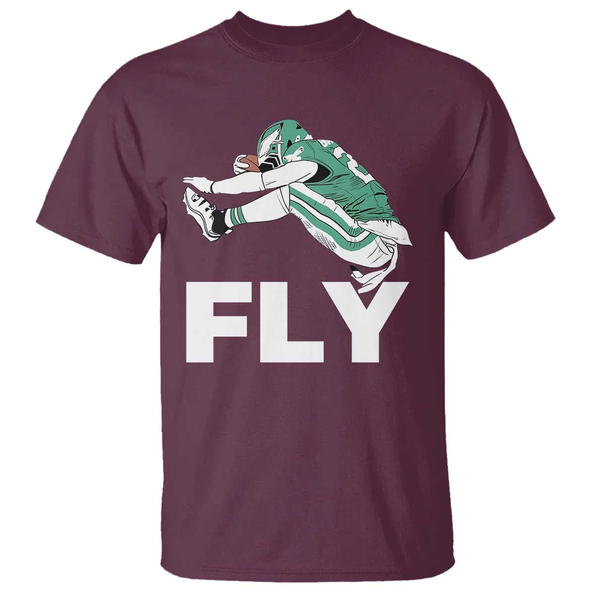 EF Game Day T Shirt Retro Sports Fan TS10 Maroon Print Your Wear