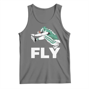 EF Game Day Tank Top Retro Sports Fan TS10 Black Heather Print Your Wear