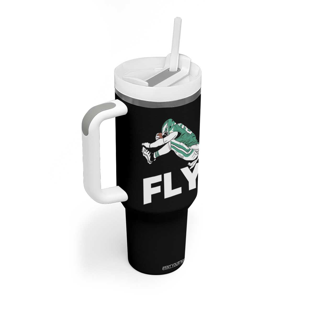 EF Game Day Tumbler With Handle Retro Sports Fan TS10 Print Your Wear
