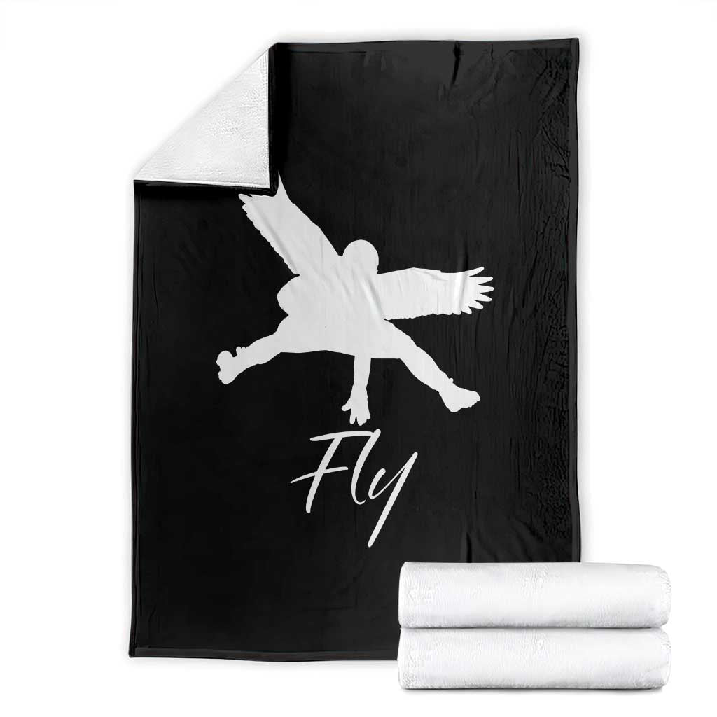 Philly Lover Throw Blanket Fly Birds Spirit Vintage Football Lovers TS10 Black Print Your Wear