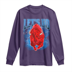 Let's Go Buffalo Long Sleeve Shirt Western New York WNY Pride Mafia Gift TS10 Purple Print Your Wear