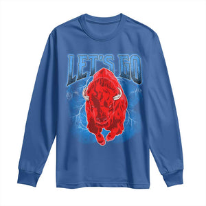 Let's Go Buffalo Long Sleeve Shirt Western New York WNY Pride Mafia Gift TS10 Royal Blue Print Your Wear