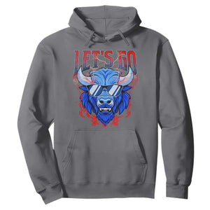 Let's Go Buffalo Hoodie Fan Apparel WNY Pride TS10 Charcoal Print Your Wear