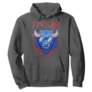 Let's Go Buffalo Hoodie Fan Apparel WNY Pride TS10 Dark Heather Print Your Wear