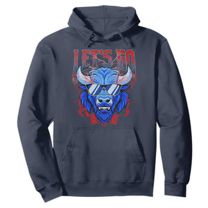 Let's Go Buffalo Hoodie Fan Apparel WNY Pride TS10 Navy Print Your Wear