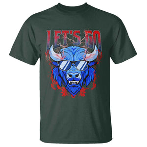 Let's Go BFB T Shirt Fan Apparel WNY Pride TS10 Dark Forest Green Print Your Wear