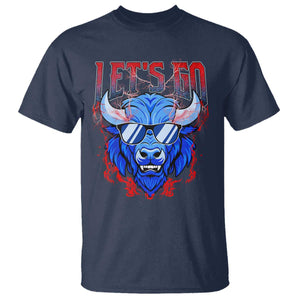 Let's Go BFB T Shirt Fan Apparel WNY Pride TS10 Navy Print Your Wear