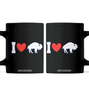 Vintage BF Coffee Mug American I Love Bison TS10 Black Print Your Wear