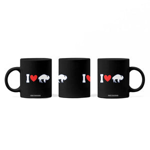 Vintage BF Coffee Mug American I Love Bison TS10 Print Your Wear