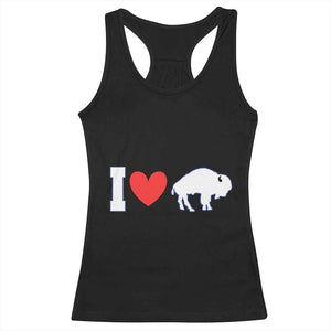 Vintage BF Racerback Tank Top American I Love Bison TS10 Black Print Your Wear