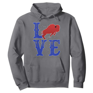 Let's Go Buffalo Hoodie WNY Pride Mafia Gift Wild American Bison Lovers TS10 Charcoal Print Your Wear