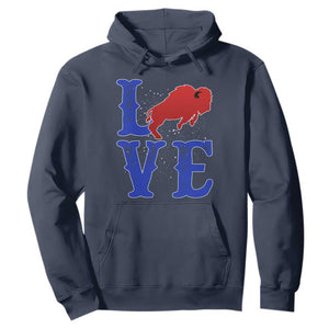 Let's Go Buffalo Hoodie WNY Pride Mafia Gift Wild American Bison Lovers TS10 Navy Print Your Wear