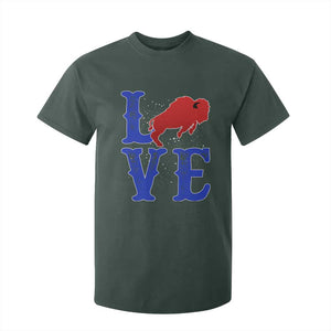 Let's Go BFB T Shirt For Kid WNY Pride Mafia Gift Wild American Bison Lovers TS10 Dark Forest Green Print Your Wear