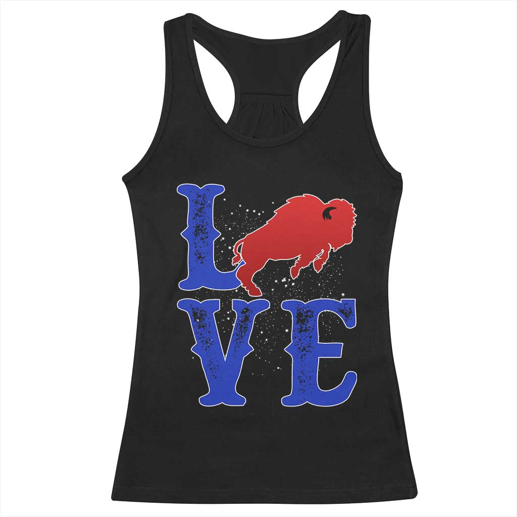 Let's Go BFB Racerback Tank Top WNY Pride Mafia Gift Wild American Bison Lovers TS10 Black Print Your Wear