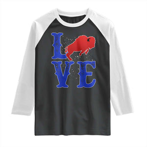 Let's Go BFB Raglan Shirt WNY Pride Mafia Gift Wild American Bison Lovers TS10 Black White Print Your Wear