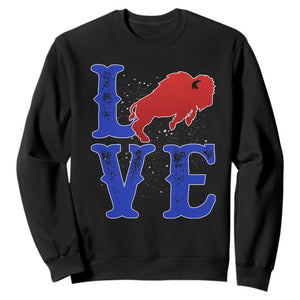 Let's Go BFB Sweatshirt WNY Pride Mafia Gift Wild American Bison Lovers TS10 Black Print Your Wear