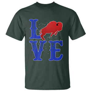 Let's Go BFB T Shirt WNY Pride Mafia Gift Wild American Bison Lovers TS10 Dark Forest Green Print Your Wear
