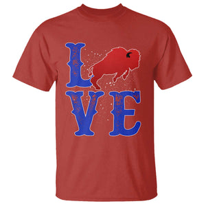 Let's Go BFB T Shirt WNY Pride Mafia Gift Wild American Bison Lovers TS10 Red Print Your Wear