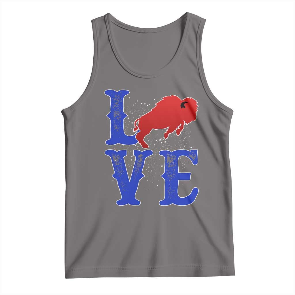 Let's Go BFB Tank Top WNY Pride Mafia Gift Wild American Bison Lovers TS10 Deep Heather Print Your Wear