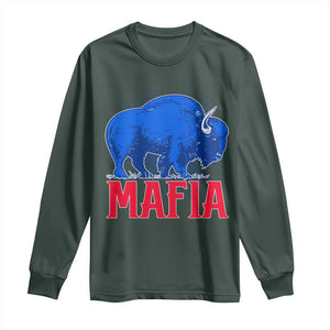 Let's Go BFB Long Sleeve Shirt Funny Mafia Gift WNY Pride TS10 Dark Forest Green Print Your Wear