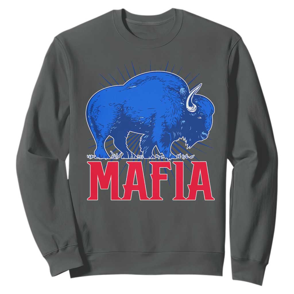 Let's Go BFB Sweatshirt Funny Mafia Gift WNY Pride TS10 Dark Heather Print Your Wear