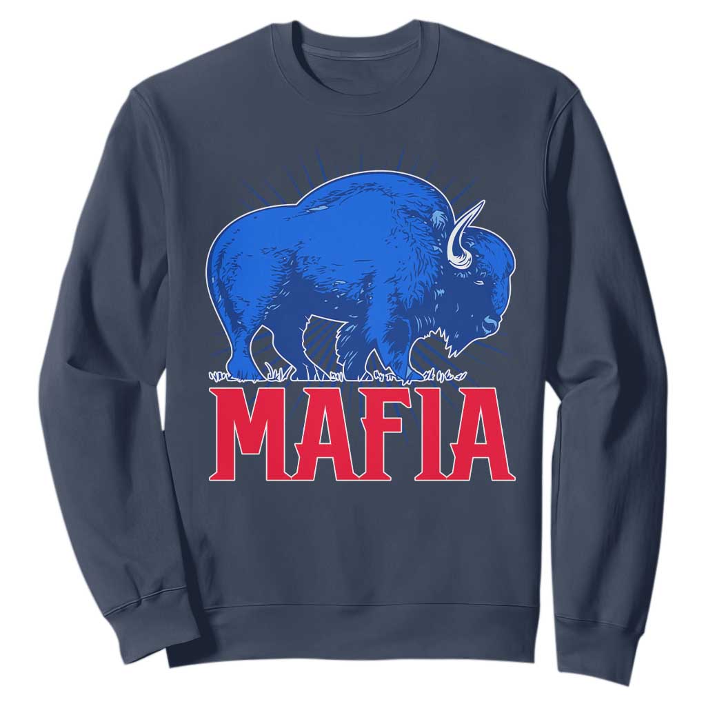 Let's Go BFB Sweatshirt Funny Mafia Gift WNY Pride TS10 Navy Print Your Wear