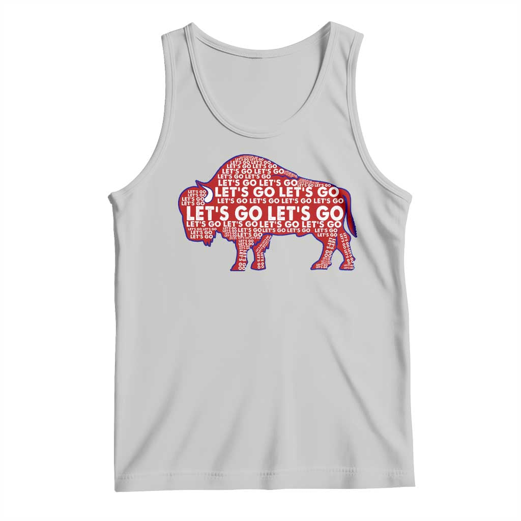 Let's Go BFB Tank Top WNY Pride Fan Apparel TS10 Ash Print Your Wear