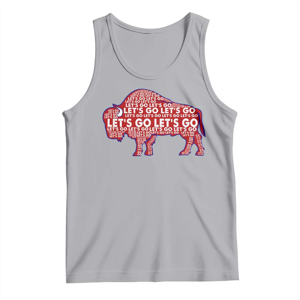 Let's Go BFB Tank Top WNY Pride Fan Apparel TS10 Athletic Heather Print Your Wear