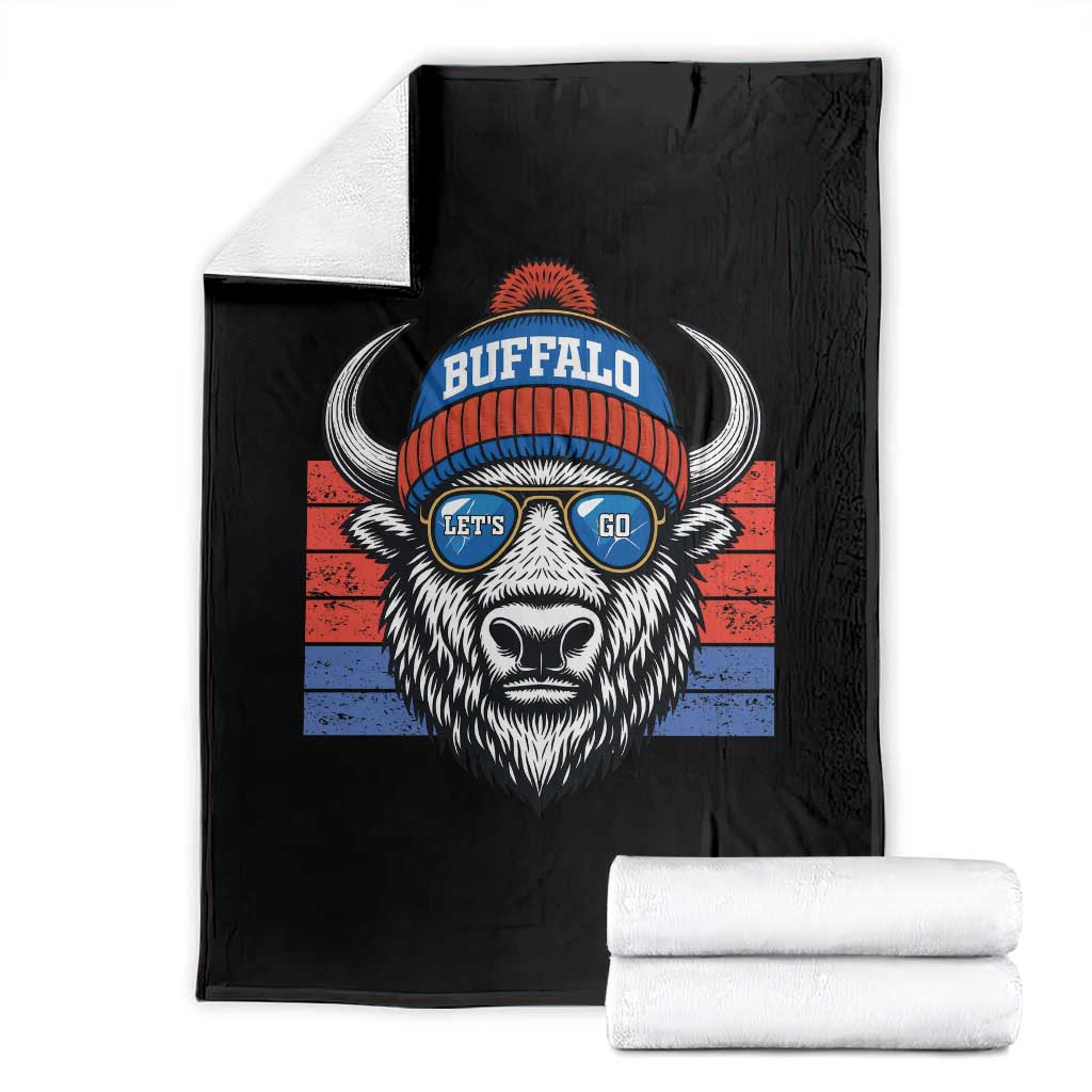 BFB Football Throw Blanket Vintage 90s Sports Fan Game Day TS10 Black Print Your Wear
