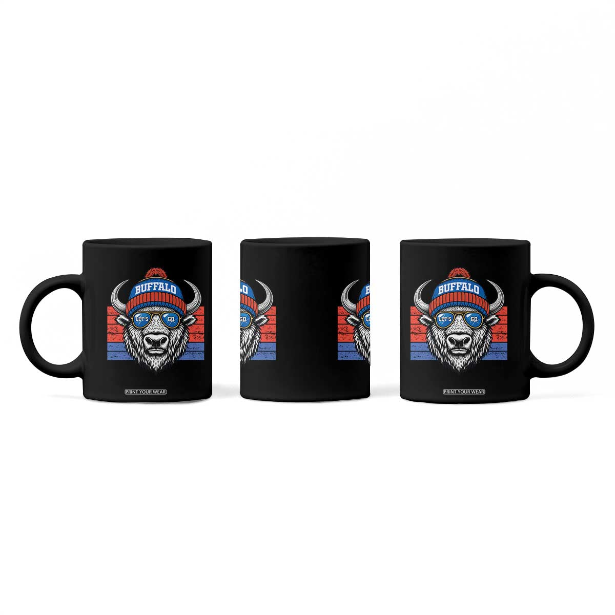 BFB Football Coffee Mug Vintage 90s Sports Fan Game Day TS10 Print Your Wear